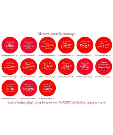 Buy Round Pocket Mirror - 56mm | Best Physiotherapist in the World Design - International Shipping Available - Buy Online on GoSupps.com