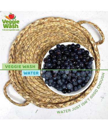 Veggie Wash Fruit & Vegetable Cleaner 16oz - Pack of 2 | Unscented Produce Wash - Buy Online on GoSupps.com