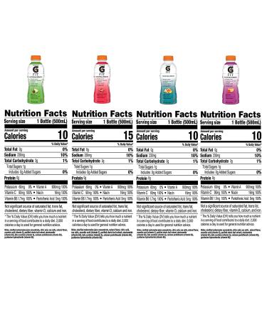 Gatorade Fit Electrolyte Beverage Variety Pack - 12 Bottles, 16.9 oz Each - Buy Online on GoSupps.com
