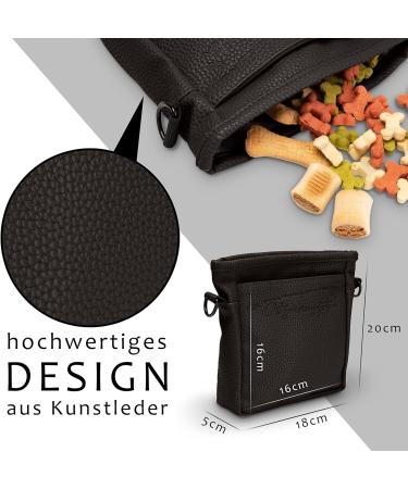 Ostfriesenpfoten Frieda Dog Treats - High-Quality Synthetic Leather Bag - EasyOpen L Size Gassitasche for Dog Walking - International Shipping Available - Buy Online on GoSupps.com