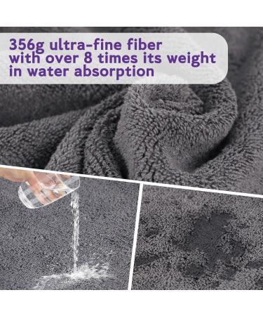 Microfiber Dogs Bathrobe | Absorbent Dog Towel Coat with Velcro | Perfect for Large & Small Dogs - Buy Online on GoSupps.com