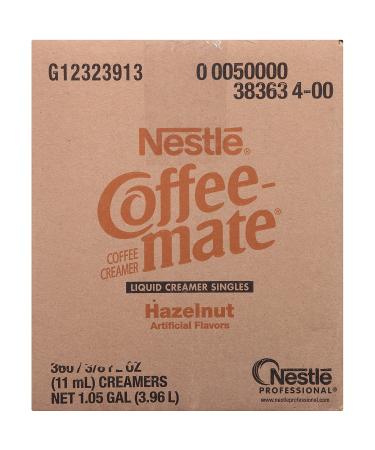 Nestle Coffee mate Hazelnut Liquid Creamer Singles - Box of 360 Singles - Buy Online on GoSupps.com