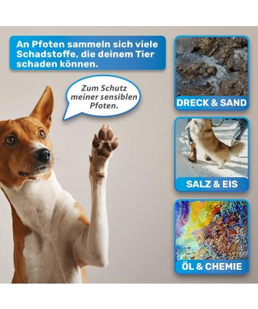 Bluepet Pfotenlitz Dog Paw Cleaner | Removes Dirt & Mud | Includes Microfiber Towel | Size S for Small Paws - Buy Online on GoSupps.com