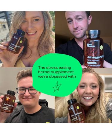 Plant Therapy Ashwagandha Capsules Manufactured in USA 4 Month Supply Promotes Relaxation and Emotional Balance Supplements for Women & Men 120 Vegetarian Capsule - Buy Online on GoSupps.com