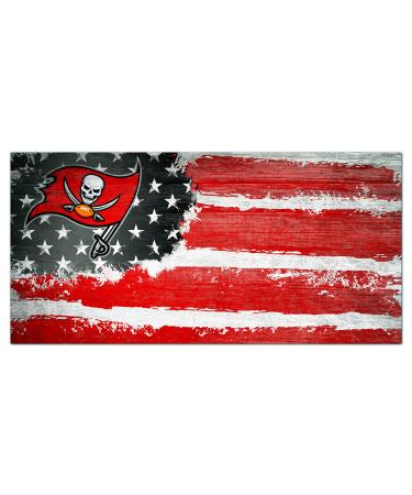 Fan Creations NFL Tampa Bay Buccaneers Unisex Tampa Bay Buccaneers Flag Sign, Team Color, 6 x 12 (N1007-TBB)