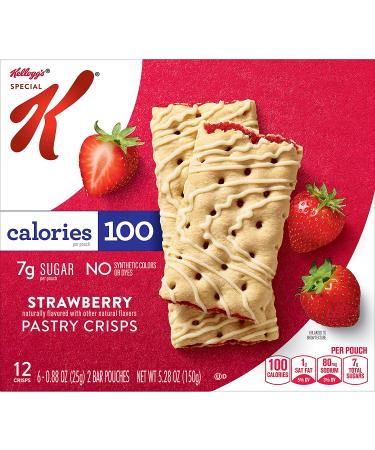 Kellogg's Special K Pastry Crisps  Strawberry  5.28 oz (8 Count) - Buy Online on GoSupps.com