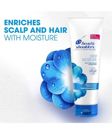 Shop Head & Shoulders Deep Moisture Dandruff Conditioner 10.6 oz - Hydrating Relief for Dandruff | International Shipping Available - Buy Online on GoSupps.com