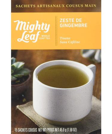 Mighty Leaf Tea Ginger Twist - 15 Count Herbal Tea Bags | Premium Flavor & Quality - Buy Online on GoSupps.com