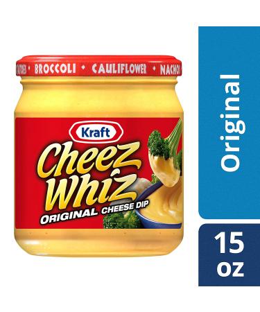 Cheez Whiz Original Plain Cheese Dip - 15 oz Jar | Buy Online - Buy Online on GoSupps.com