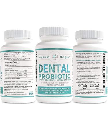 Replenish the Good Oral Probiotics for Bad Breath Ã¢â¬â 60 Capsules | Freshen Your Smile - Buy Online on GoSupps.com
