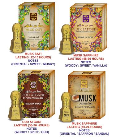 Parag Fragrances Musk Safi Attar - Long Lasting 12ml Luxury Perfume | Premium Quality | International Shipping - Buy Online on GoSupps.com