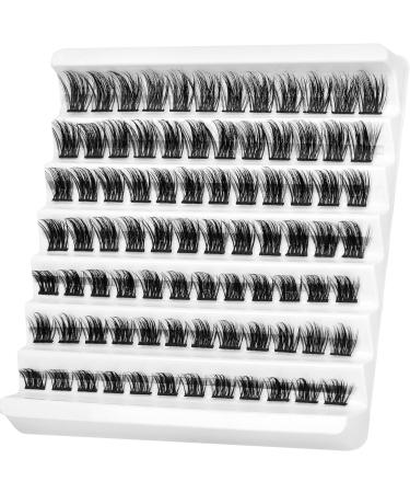 JIMIRE Eyelash Clusters 84Pcs DIY Wispy Individual Lashes 12-14-16MM D Curl Fluffy 5D Extensions - CL04 - Buy Online on GoSupps.com