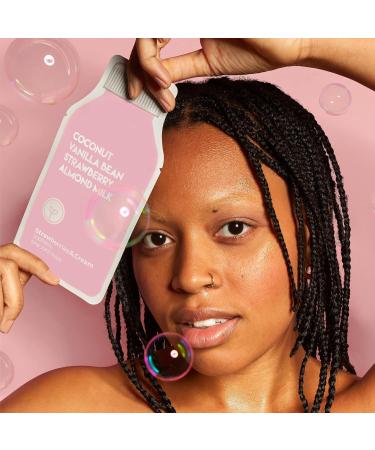 ESW Beauty Strawberries & Cream - Soothing Raw Juice Face Mask (6-Pack) - Calming with Coconut Vanilla Bean Almond Milk & Strawberry for Sensitive Skin - Reduces Redness & Nourishes Strawberries & Cream 6 Count (Pack of 1) - Buy Online on GoSupps.com