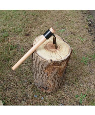 Felled Curved Adze Woodworking Tool - 18 Inch Long Handle for Wood Carving Axe - Buy Online on GoSupps.com