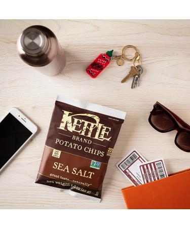 Kettle Brand Sea Salt Potato Chips Snack Bag - 1.5 Oz - Buy Online on GoSupps.com