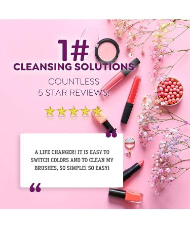 Makeup Brush Cleaner Sponge - Color Remover for Eye Shadow and Blush - Quick Switch, Effective & Dry Brushes Cleaner - Buy Online on GoSupps.com