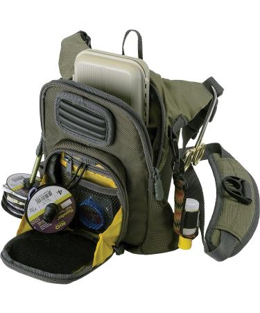 Allen Fall River Fishing Chest Pack Olive - Convenient Fishing Gear Storage - Buy Online on GoSupps.com