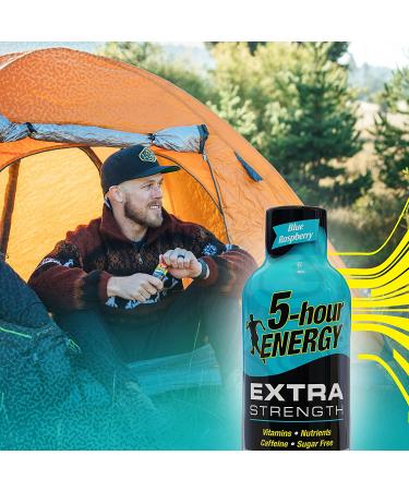 5-Hour ENERGY Shots Extra Strength Blue Raspberry Flavor - 30 Count - Buy Online on GoSupps.com