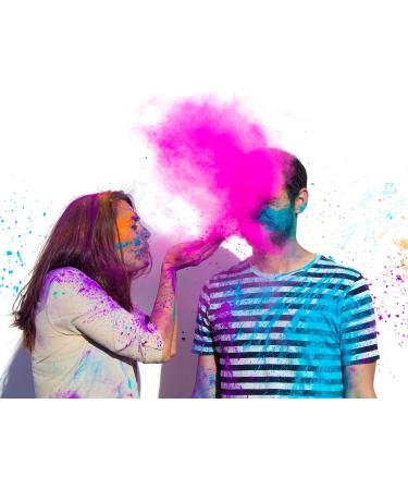  POLVO HOLI Holi Powder - 800g Pack of Holi Powder - 8 Bags of 100 grams - 8 Colors - Buy Online on GoSupps.com