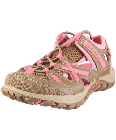 Merrell Waterpro Skip Kids J36833 Unisex - Children's Sandals/Outdoor Sandals 35 EU Brown Otter Strawberry Pink
