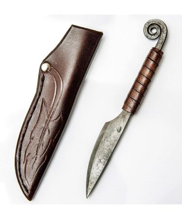 Toferner Celtic Style Gift Letter Knife | Hand-Forged Spring Steel | Genuine Leather Case | Perfect for Collectors and Gifts - Buy Online on GoSupps.com