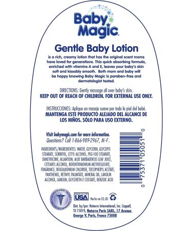 Baby Magic Gentle Baby Lotion - Original Baby Scent - 30 Ounces - Buy Online on GoSupps.com