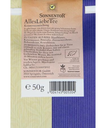 Sonnentor Alles Liebe Organic Herbal Tea 50g - Premium Quality International Shipping - Buy Online on GoSupps.com