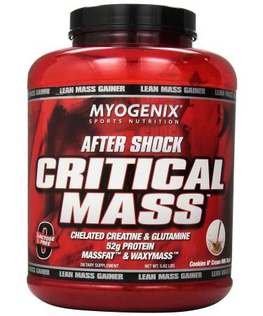 Myogenix Aftershock Crit Mass, Cookies & Cream, 5.62L, 6.4
