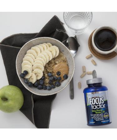 Focus Factor Brain Supplement & Complete Multivitamin (150 Count) with Zinc Magnesium Vitamins B6 B12 D Bacopa Monnieri & N-Acetyl Tyrosine to Support Cognitive Function & Brain Health - Buy Online on GoSupps.com