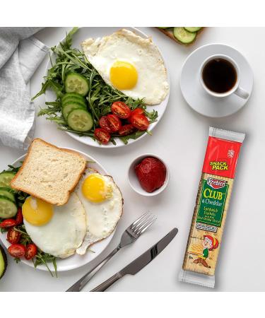 Keebler Club & Cheddar Cheese Sandwich Crackers - Delicious Snack Crackers - Buy Online on GoSupps.com