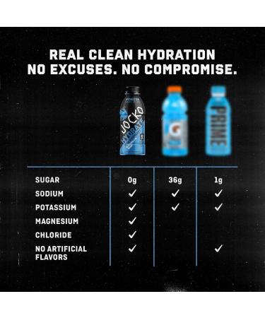 Jocko Fuel Hydrate Electrolyte Drinks - Sports Hydration Amplifier - Scientifically Formulated Electrolyte Blend Island Orange + Lemon-Lime 16 Oz (24 Pack) - Buy Online on GoSupps.com