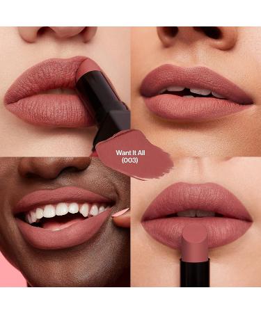 REVLON ColorStay Suede Ink Lipstick - Waterproof Matte with Vitamin E - Smudgeproof Formula - 003 Want it All - 1 Pack - Buy Online on GoSupps.com