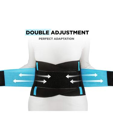 Vitalbak Back Bandage for Men & Women | Relieves Hip & Back Pain | Lumbar Support Belt with Two Settings - XL Blue - Buy Online on GoSupps.com