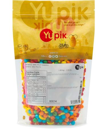 Yupik Mini Fruit Shaped Pressed Candies 1 kg Kosher Nitwitz Candy Multicolored Fruity Flavors Candy Machine Refills Fun & Nostalgic Delicious Snacks Ideal for Gifting Halloween & Holidays 1 kg (Pack of 1) - Buy Online on GoSupps.com