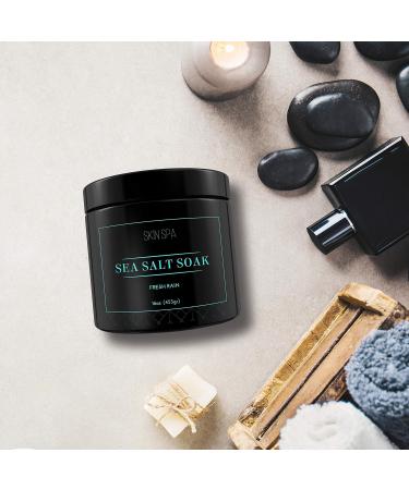 Buy Mineral Sea Salt Scrub - Fresh Rain 16oz (453g) | Nourishing Exfoliating Body Scrub | International Shipping Available - Buy Online on GoSupps.com
