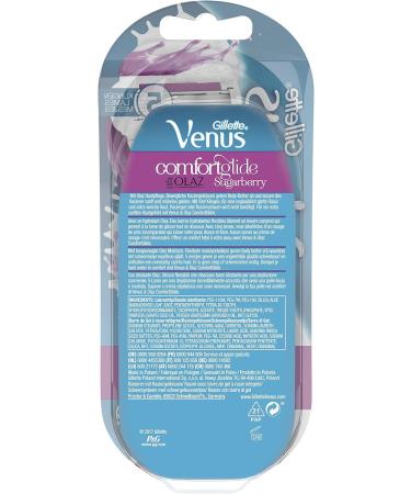Gillette Venus & Olaz Sugarberry Women's Razor - 1 Piece | Smooth Shaving for All Skin Types - Buy Internationally - Buy Online on GoSupps.com