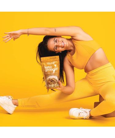 Kiss My Keto Peanut Butter Chocolate Chip Granola 9.5 oz - Low Carb Keto Snack - Buy Online on GoSupps.com