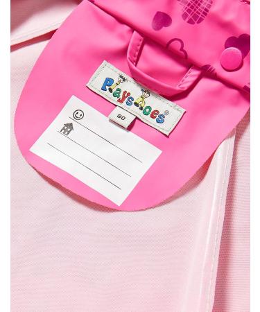 Playshoes Unisex Kid's Raincoat - Windproof and Waterproof Rainwear 98 - Little Heart Design - Buy Online on GoSupps.com