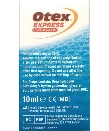 Otex Express Combi Pack Clinically Proven Ear Wax Removal Kit 3 Pack - Buy Online on GoSupps.com