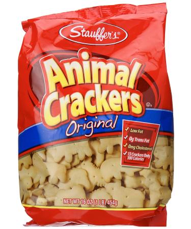 Stauffer Animal Crackers, Original, 16 oz 1 Pound (Pack of 1)