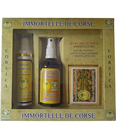 Coffret S rum Anti- ge Immortelle Eau Florale d'Immortelle BIO Savon l'Immortelle Corse - Buy Online on GoSupps.com
