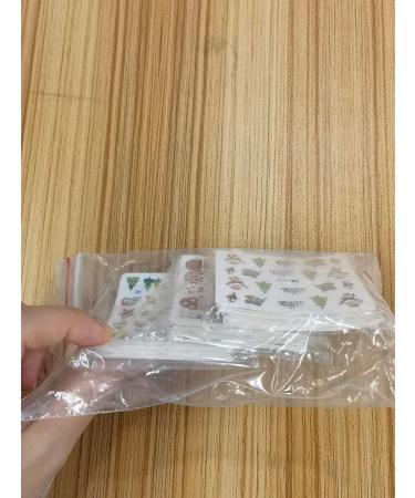 72 Sheets Christmas Nail Art Stickers EBANKU 3D Water Transfer Nail Decals Stencil Manicure Nail Salon DIY Nail Art Tips Decorations for Women Kids - Buy Online on GoSupps.com