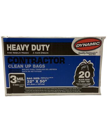 5 Star 20 Count Large 3mil Garbage Bags
