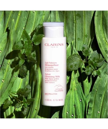 Clarins Velvet Cleansing Milk Vanilla 200ml - Gentle Cleanser for Smooth Skin - Buy Online on GoSupps.com