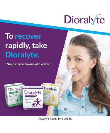 Dioralyte Natural - Fast & Effective Treatment for Dehydration - 6 Sachets - Buy Online on GoSupps.com