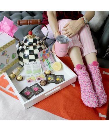Feel Better Soon: Get Well & Self Care Gifts for Women - Tea Gift Basket for Stress Relief - Buy Online on GoSupps.com