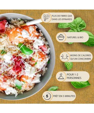 ENVI Bio - Organic Konjac Rice - Gluten Free Rice - Organic Konjac & Oat Flour - Vegan Gluten Free Low Calorie - Box of - Buy Online on GoSupps.com