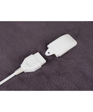 Camry CR 7418 XL Heating Ceiling Blanket 160x180cm - Extra Large Electric Thermal Blanket 7 Heat Settings Timer Digital Control Washable 120W Gray - Buy Online on GoSupps.com