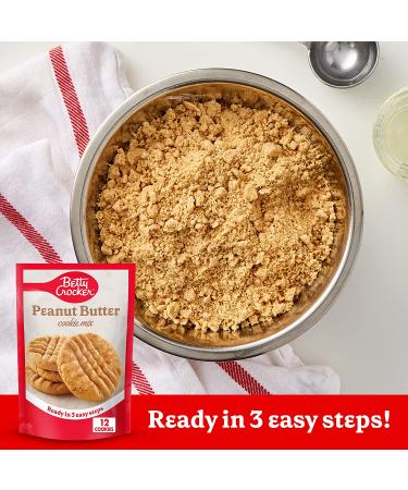 Betty Crocker Peanut Butter Snack Size Cookie Mix 7.2 oz - Pack of 1 - Buy Online on GoSupps.com