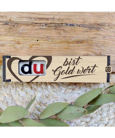 You Are Worth Gold - Chocolate Bar Gift Box | Perfect Men's Gifts Thank You Gifts & Girlfriend Gift Ideas - Buy Online on GoSupps.com